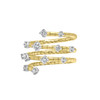 Multiband Flexible Diamond Ring side view