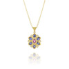 Blue and Pink Sapphire Pendant 