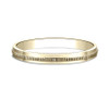 2mm Millgrain Center Wedding Band YG