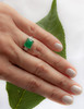 Cabochon Sugar Loaf Emerald Ring