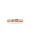 Satin Diamond Band with Diamonds Rose Gold