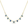 Pear Shaped Montana Sapphire Necklace