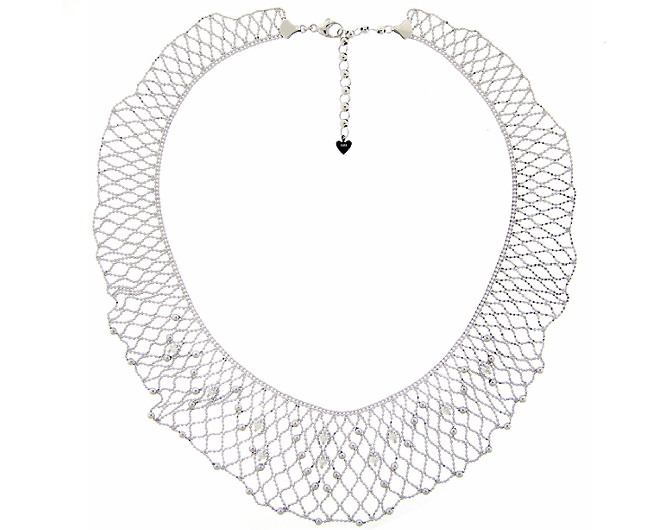 Lace Diamond Necklace | Designer Necklace | Designer Jewelry