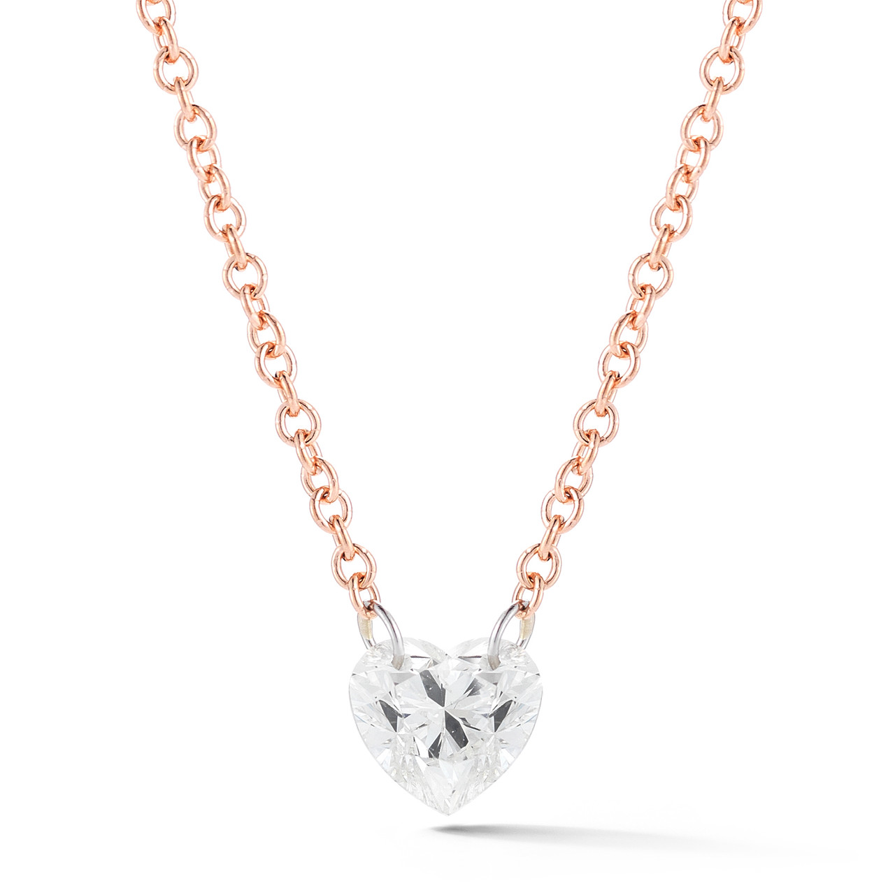 Illusion Setting Diamond Pendant in 18k Rose Gold | Diamond pendant, Diamond  cuts, Vs diamond