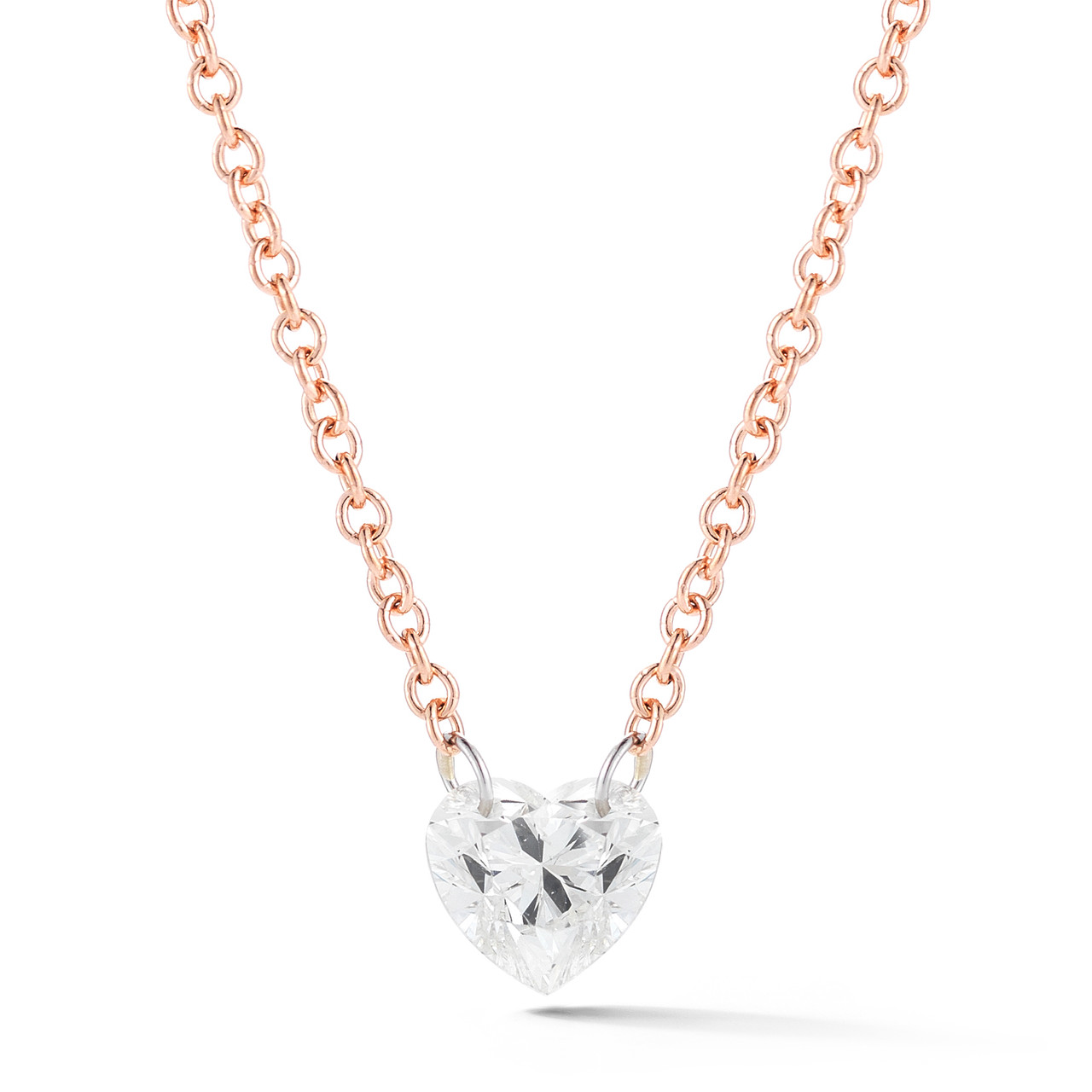 Shop Sydney Evan 14k Two-Tone Gold & Diamond Heart Necklace