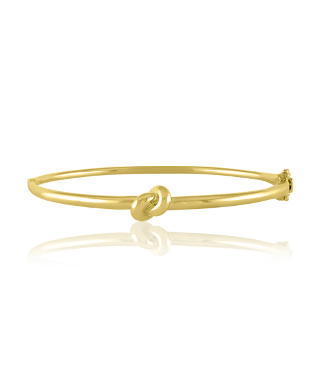 Waterproof Gold Knot Bangle, 18k Tarnish-free Gold Plated - Etsy