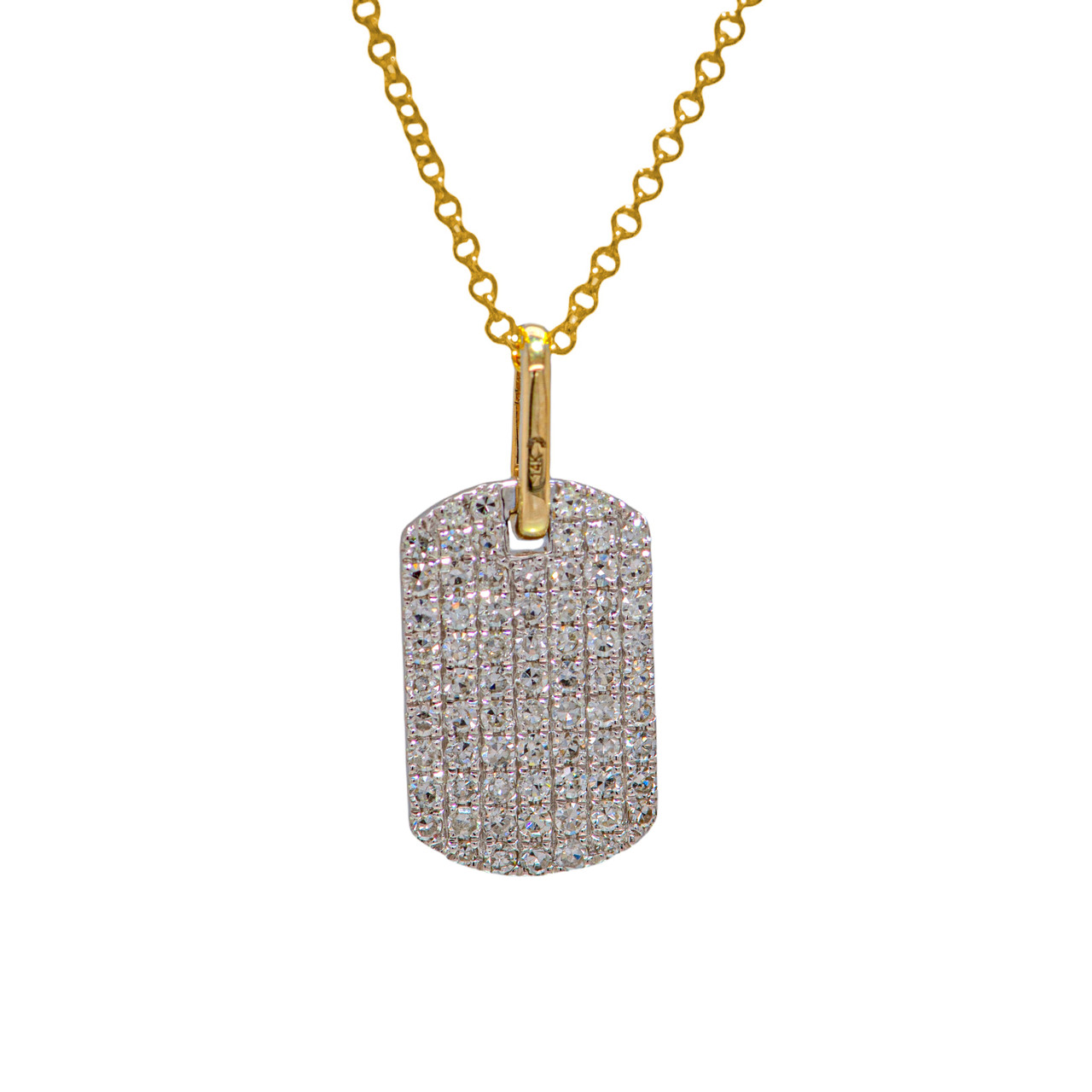 Diamond dog chain on sale necklace