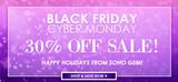 Black Friday / Cyber Monday Jewelry Sale