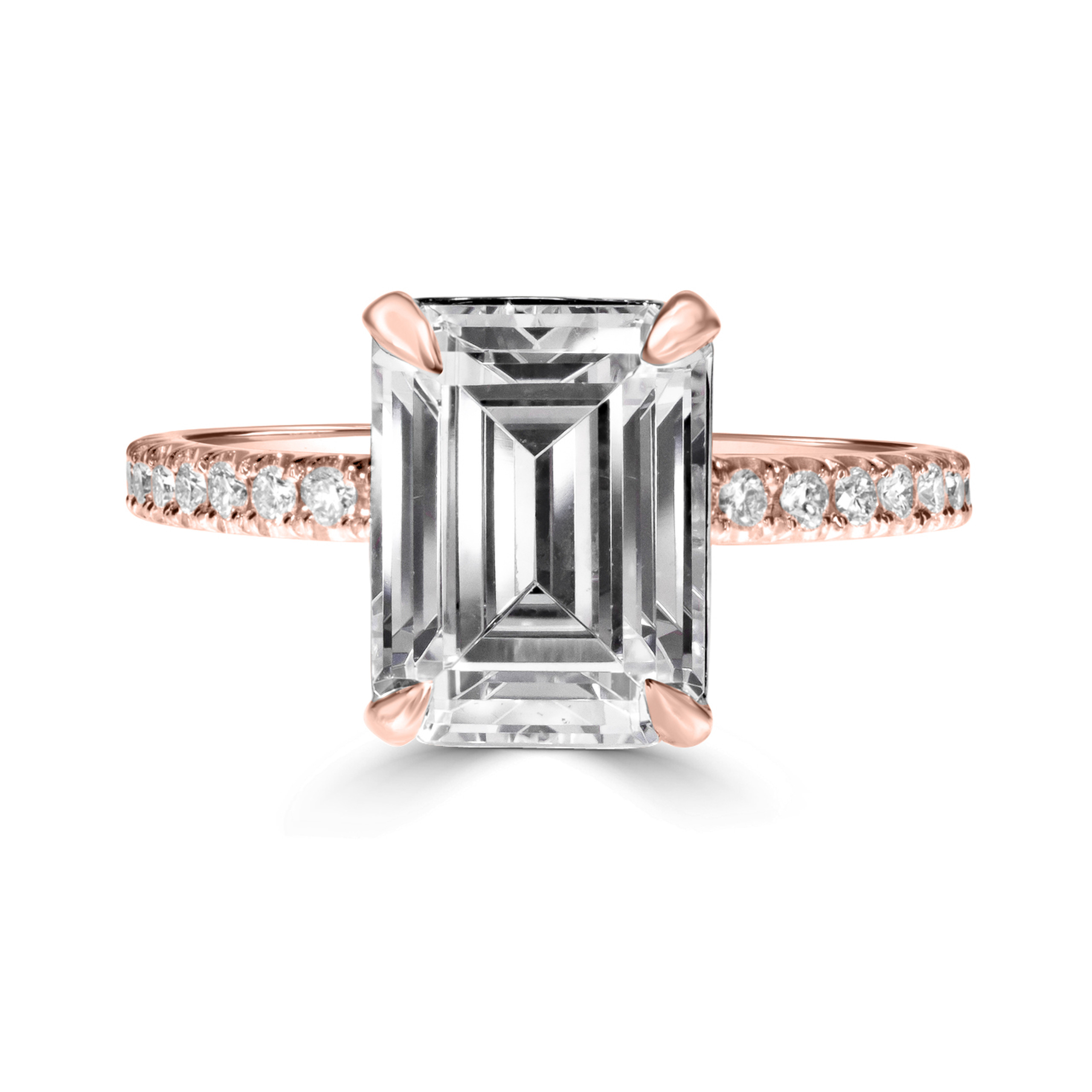 Emerald Cut Diamond Engagement Ring | Diamond Engagement Rings NYC ...