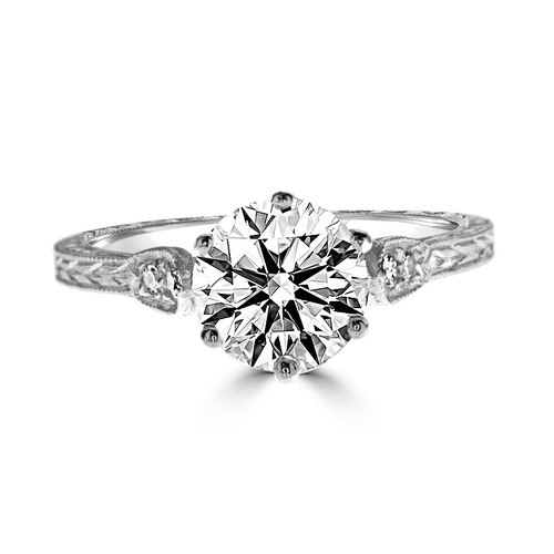 Vintage Style Engagement Ring