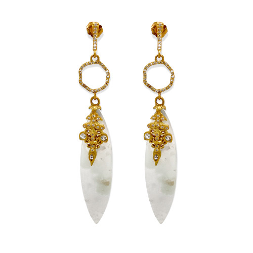 Armenta Aquaprase Gold Earrings 