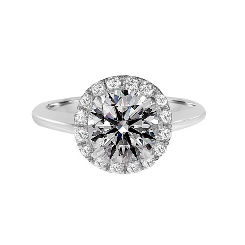 Brilliant-cut-diamond-solitaire-diamond-halo-ring