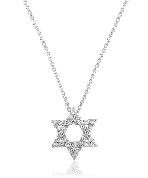 Star David Diamond Pendant 