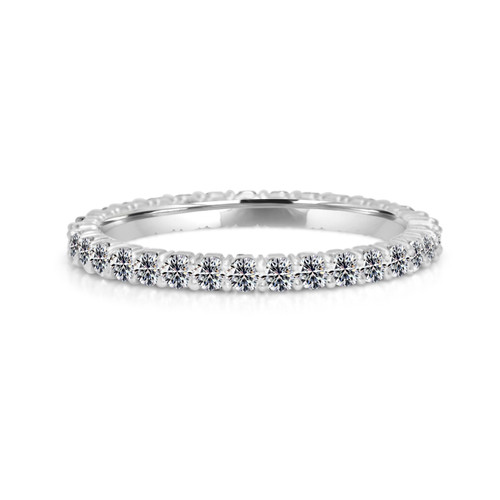 Brilliant Cut Diamond Eternity Wedding Band - 2MM