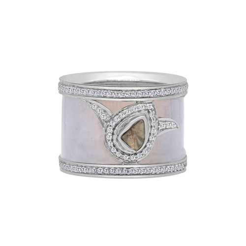 Chalcedony Wide Ring Chalcedony Wide Ring