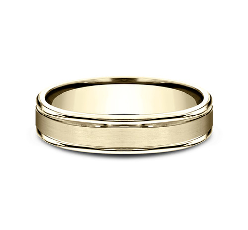 Classic Satin Finish Center Wedding Band 5mm