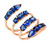 Etho Maria Blue Sapphire Wrap Ring in Rose Gold