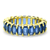 Sapphire Eternity Band in Yellow Gold 