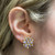 Moonstone Floral Earrings