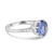 Light Blue Sapphire Vintage Style Ring - side view