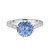 Light Blue Sapphire Vintage Style Ring 