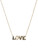 LOVE Necklace in Gold and Diamonds 
