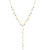 Floating Diamond  Fringe Y Necklace 