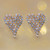 Mini Pave Diamond Heart Shaped Studs-instagram 