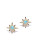 Opal Star Stud Earrings