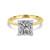 Marrakesh Princess Cut Diamond Engagement Ring - yellow gold