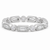 Diamond Baguette Eternity Wedding Band platinum