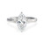 Marquise Diamond Engagement Ring with Kites Platinum