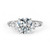 Multi-Stone Brilliant Cut Diamond Engagement Ring platinum