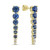 Montana Sapphire Graduated Earrings