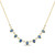 Pear Shaped Montana Sapphire Necklace