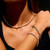 Rope Diamond Bracelets and necklace on model