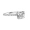 Asscher Diamond Engagement Ring -side