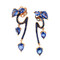 Etho Maria Sapphire Vine Earrings | Sapphire Bridal Earrings