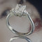 Emerald Cut Diamond Three Stone Ring 