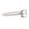 Solitaire Brilliant Cut Engagement Ring -profile 