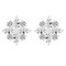 Marquise Floral Diamond Studs 