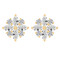 Marquise Floral Diamond Studs 