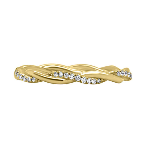 Braided Eternity Wedding Band Wedding Bands NYC Wedding Rings NYC