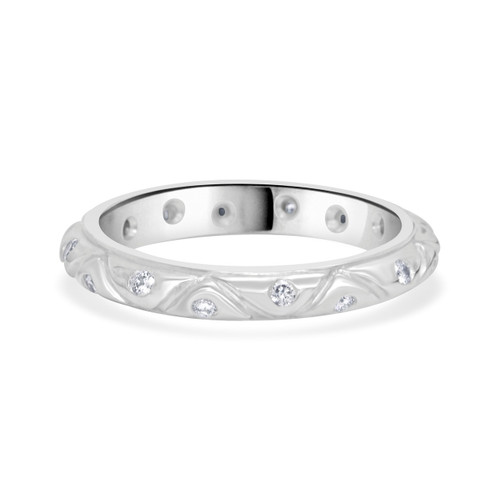 Organic Design Eternity Band Wedding Bands NYC Diamond Eternity