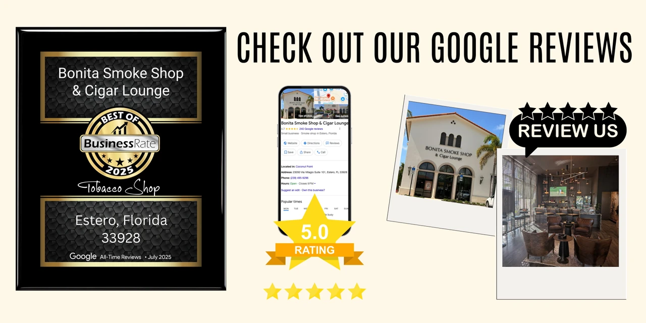 Bonita Smoke Shop — 4.7 stars from 258 Google reviews