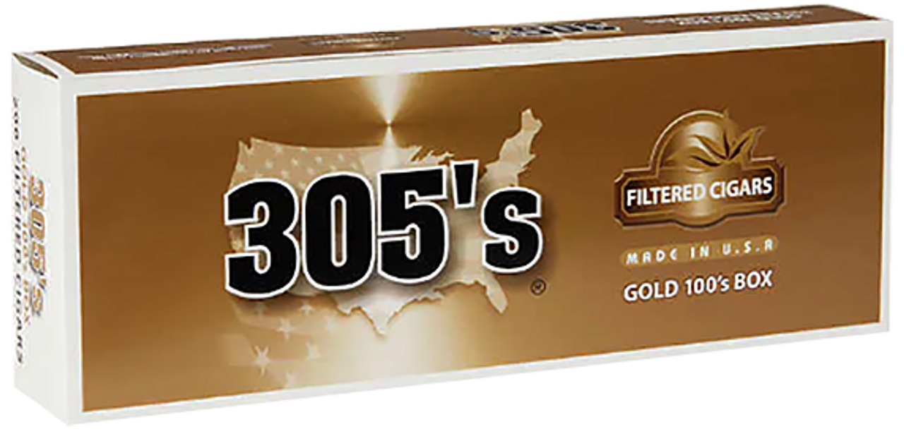 305's Little Filtered Cigars Gold 100's