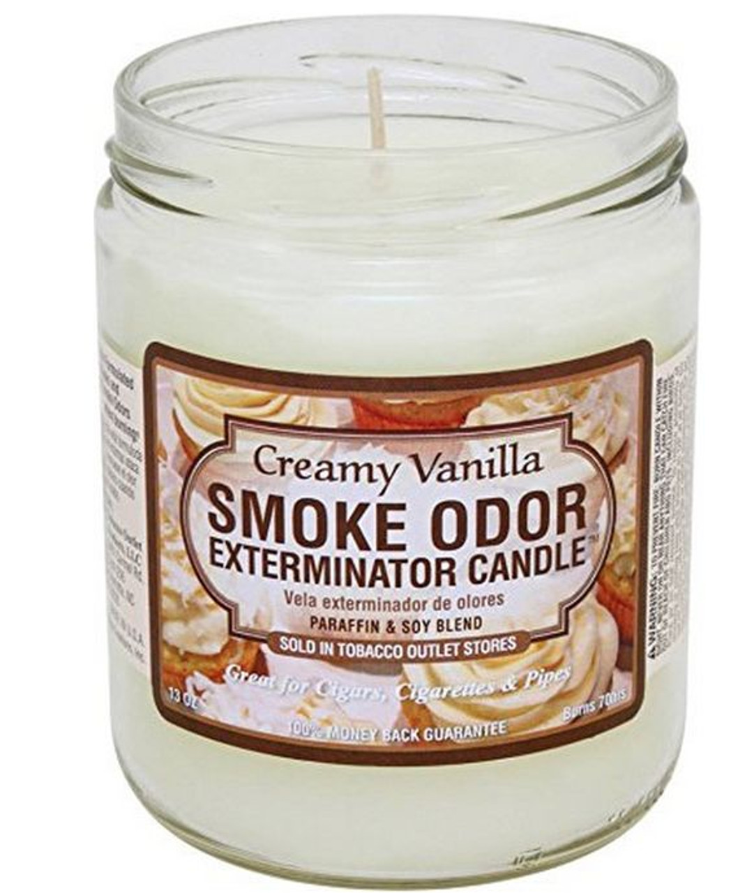 Smoke Odor Candle Creamy Vanilla