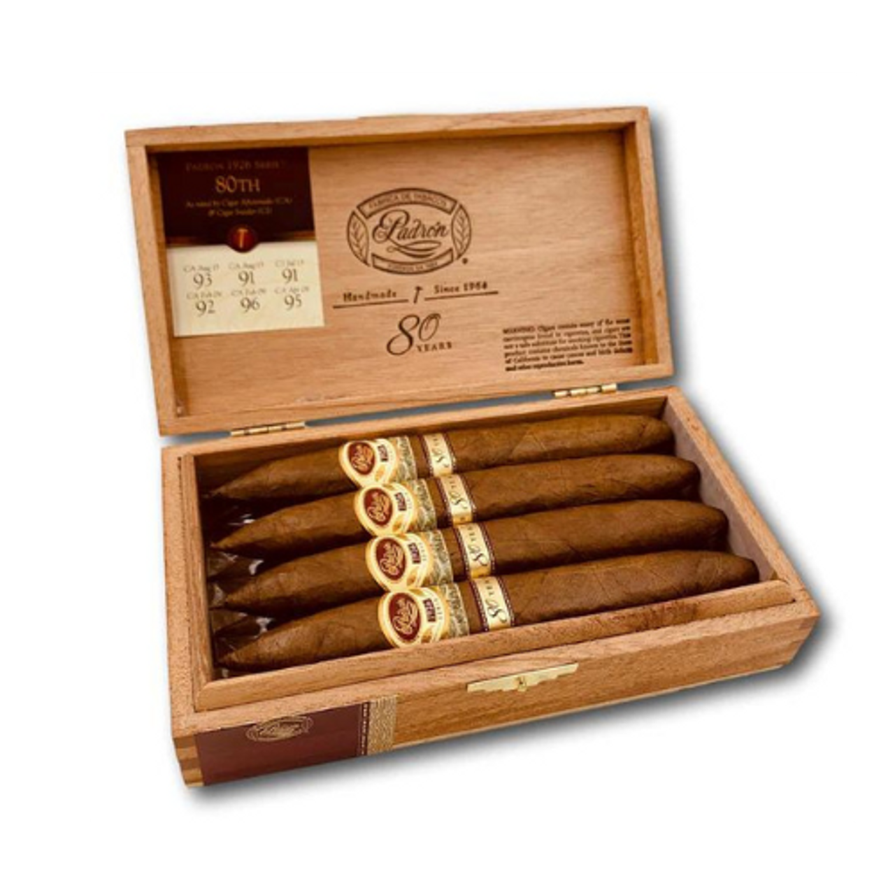 Padron 80th Anniversary Natural Box of 8