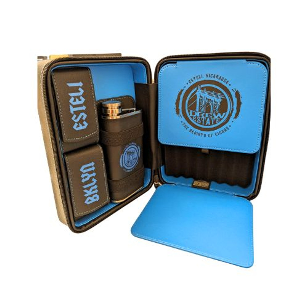 Drew Estate Cigar and Flask Carrying Case