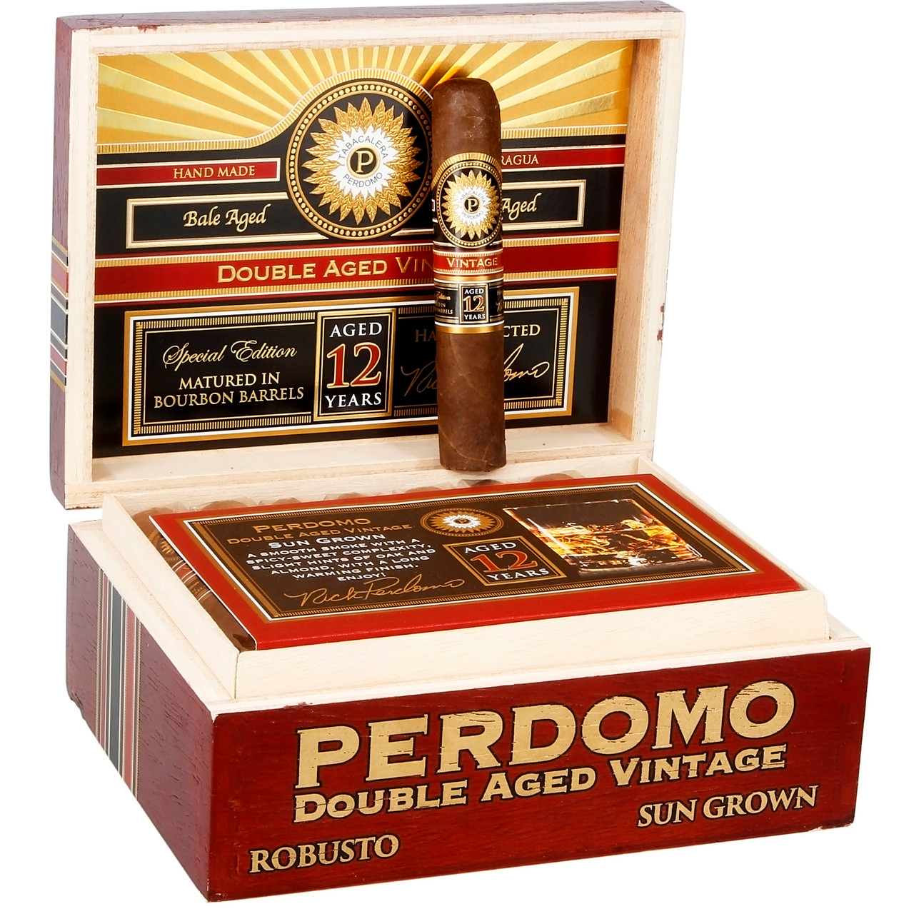 Perdomo Double Aged Vintage 12 Year Sungrown Robusto